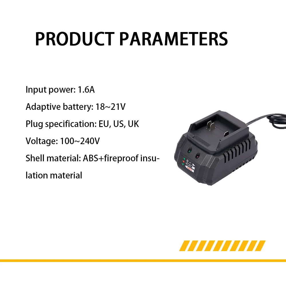Rechargeable Lithium Battery Series 20V Charger For Cordless  Drill/Saw/Screwdriver/Wrench/Angle Grinder Brushless Power Tool - AliExpress