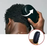 Hot Sale Portable Silicone Hair Brush Washable Durable Rubber Curly Brush Hair Beauty Dirty Braided Curly Hair Men Cleaning Tool 2