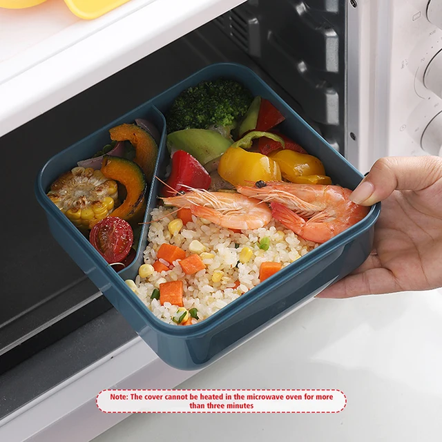 Japán Egyrétegű Ebéddoboz Kanálvillával Téglalap Alakú Élelmiszer-Tároló Doboz Kültéri Kemping Piknik Hordozható 1L/1.1L Tb Eladáshoz - Image 5