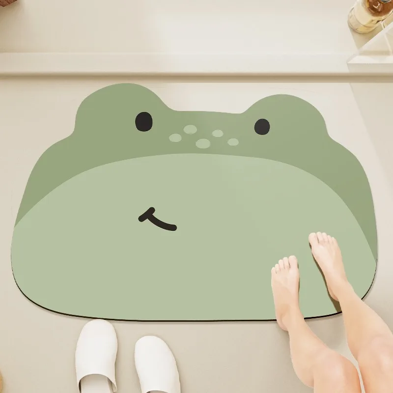 Bathroom Carpet Absorbent Floor Mat Non-slip Soft Diatom Mud Quick-drying Bath Mats Toilet Door Anti-slip Anti-fall Home Decor 2