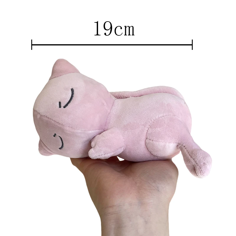 Pokemon Pikachu Sleeping Series Gengar Plush Mew Sprigatito Pachirisu Stuffed Doll Charizard Peluche Toy Hobbies Xmas Gift