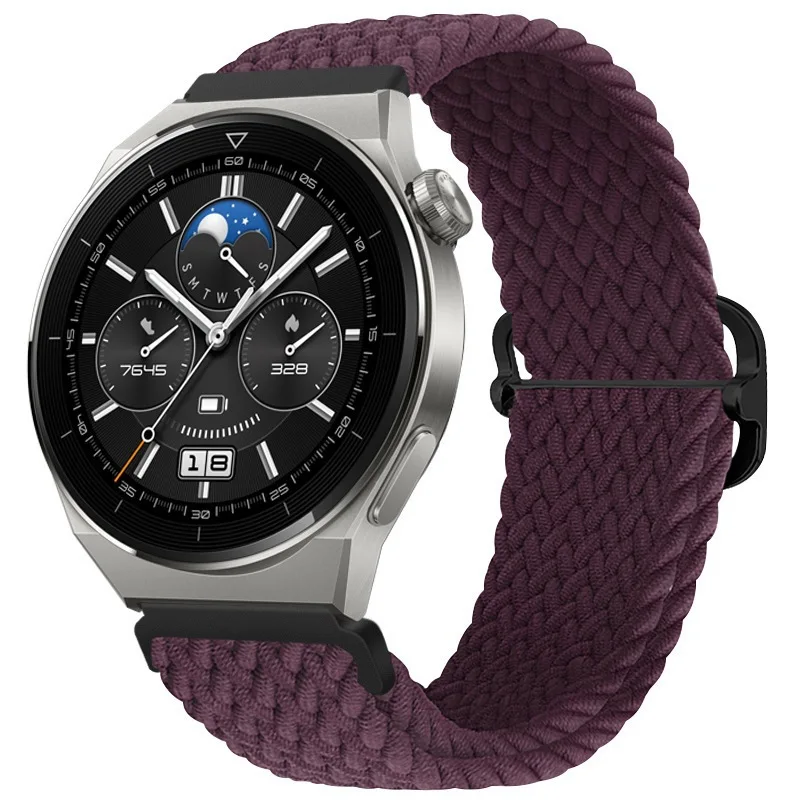 Braided Nylon Loop Smartwatch Strap - Universal Fit, 20/22mm