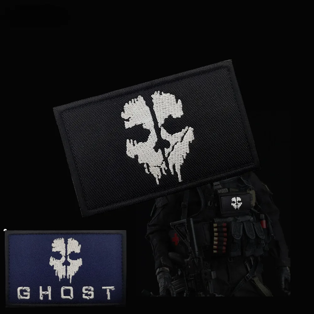 1달러에 고품질의 New Skull Logo Embroidery Hook and Loop Patch를 손에 넣으세요.