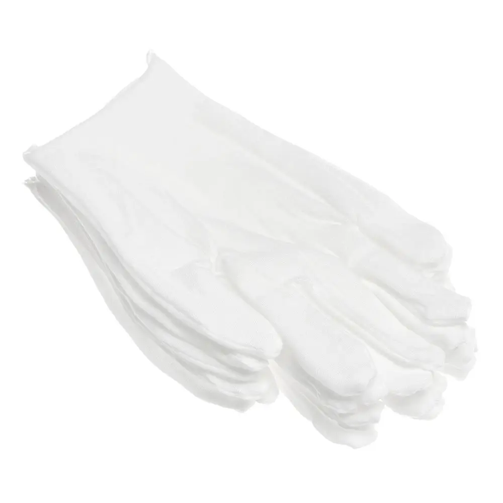 For man woman wenvian quality inspection gloves of medium and thick label of thick work cotton white work safe cotton