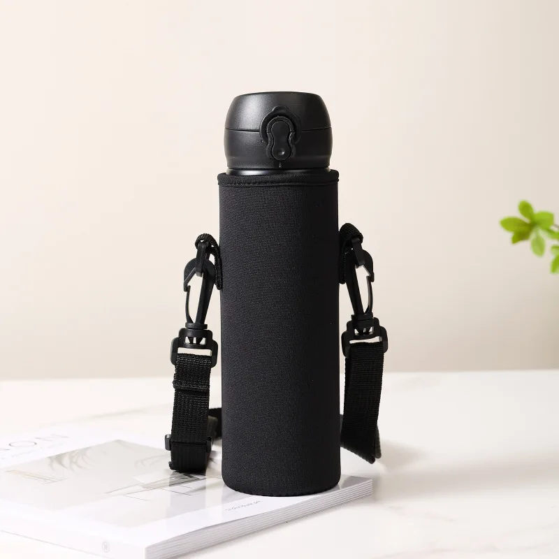 Custodia In Neoprene Per Bottiglia 750 Ml Con Tracolla Regolabile – Protezione Isotermica Per Escursioni, Viaggi, Pal E Ciclismo, Colore Blu