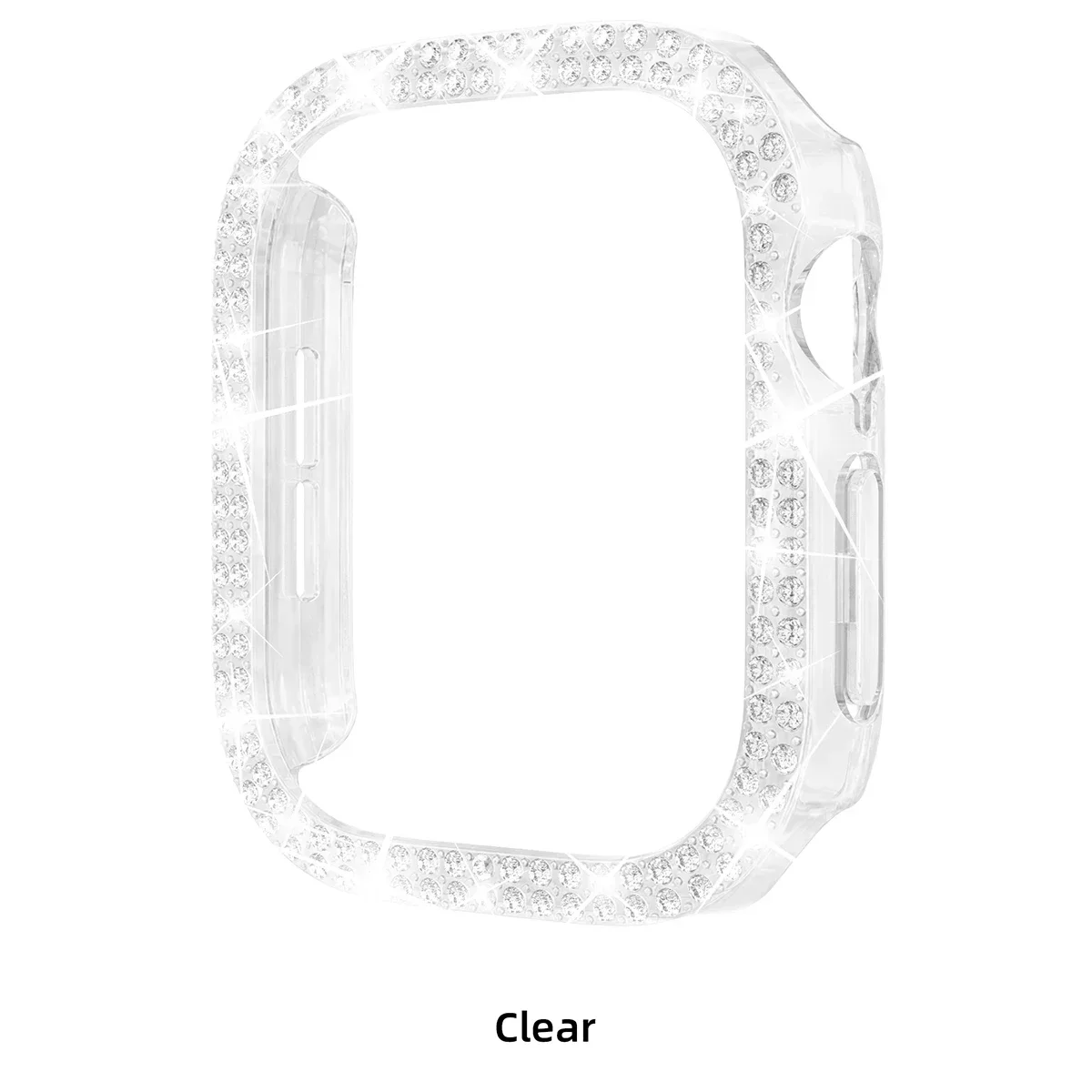Elegant Diamond Anti-Scratch Bumper Protector for Women's Watch - 46mm/42mm