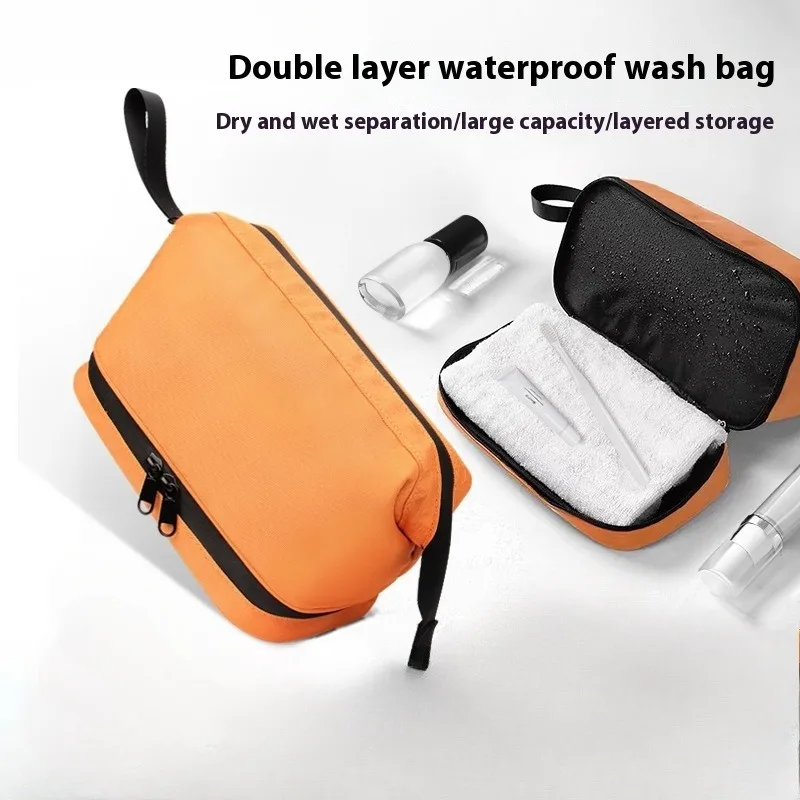 Toiletry Bag Storage Pouch Makeup Bag Travel Organizer for Father Day Gifts Traveling Toiletries Outdoor Business Trip
