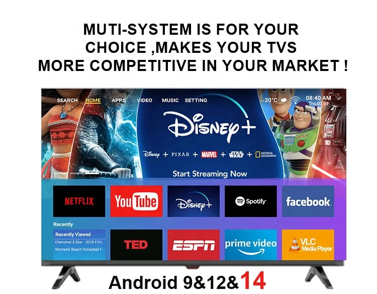 Android tv led y lcd televisor 42 smart tv 32 42 43 50 55 65 75 85 inch television 2