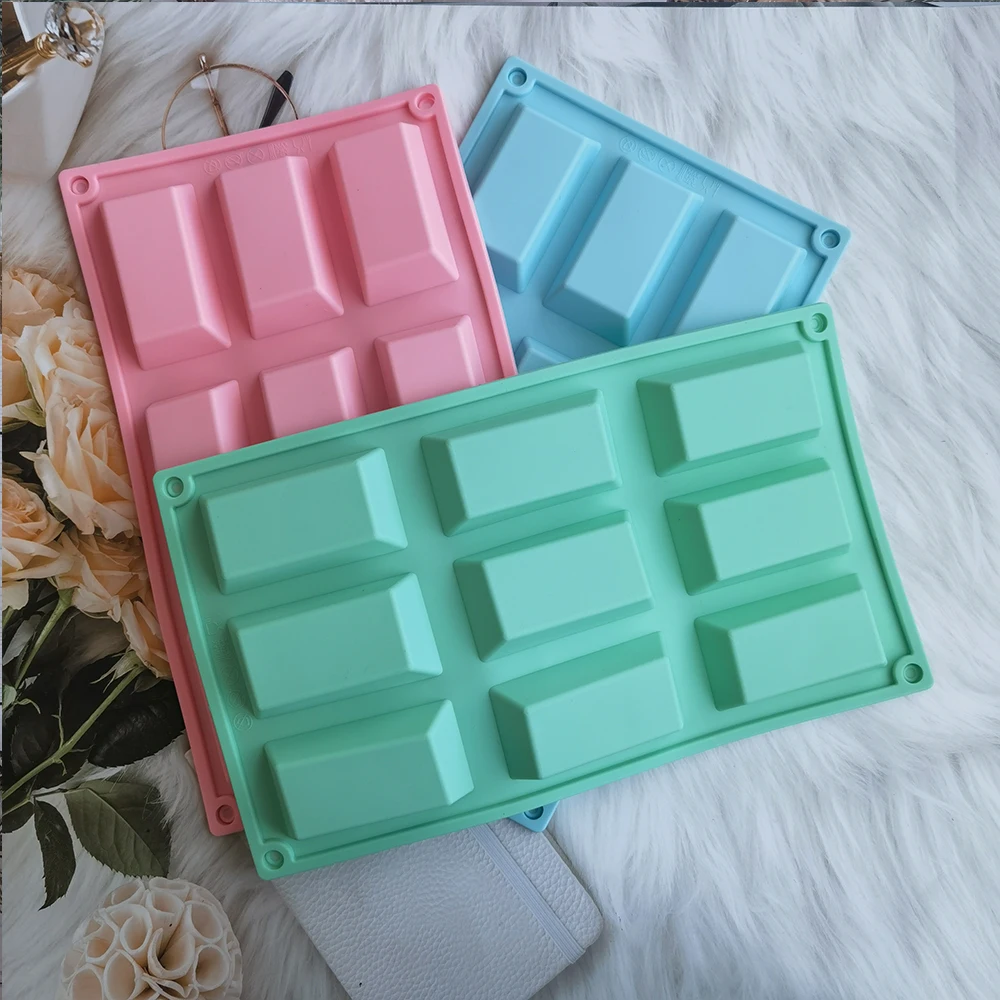 

9 Cavities Fernanxue Silicone Mold DIY Cake Decoration Pudding Jelly Chocolate Baking Mold Square ice Cake Mold