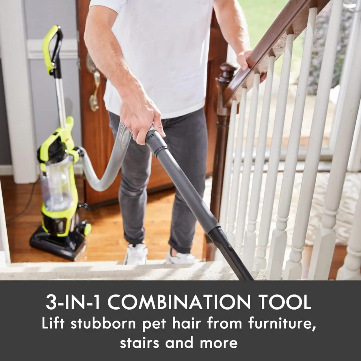 Bagless Upright Vacuum Cleaner with 2-Motor System 6