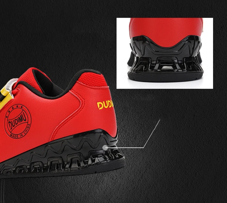 Description Picture 6 of itemNew Professional Men's High-quality Weightlifting Shoes Indoor Fitness Training Shoes Non Slip Squatting Weightlifting Shoes