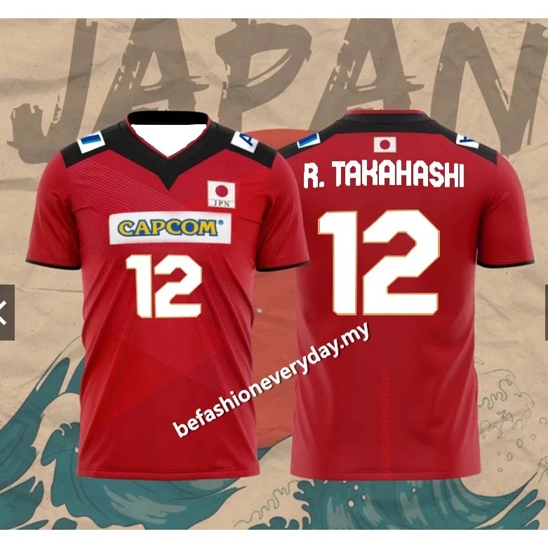 HIGASHIYAMA VOLLEYBALL シャツ ASICS アシックス 2025 VB男子日本代表レプリカシャツ （Vレッド/No.1