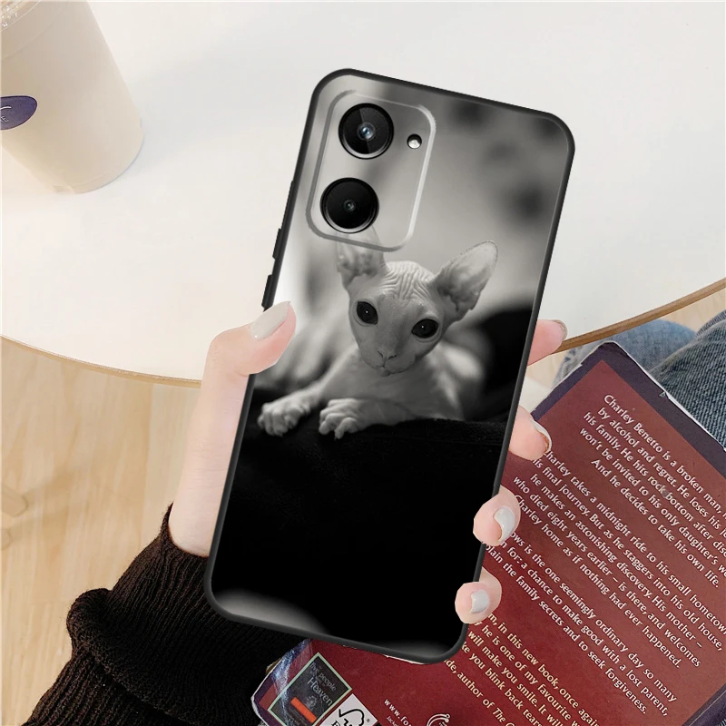 Sphynx Cat Design Protective Phone Case