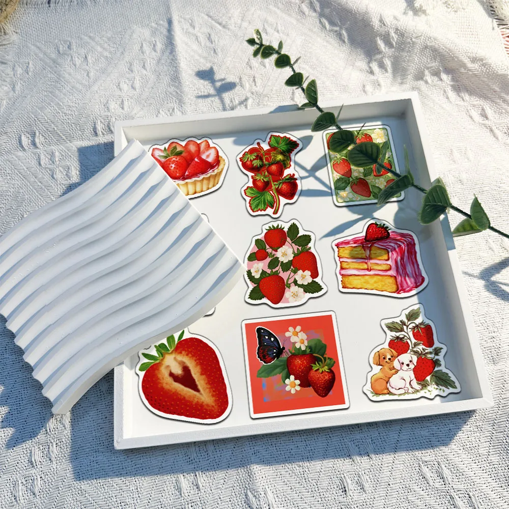 Kawaii Strawberry Stickers 6