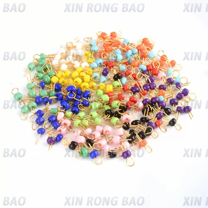 100PCS PCB Test Point Probe Ceramic Copper Gold-plated Cylindrical Ring Bead Circuit Board