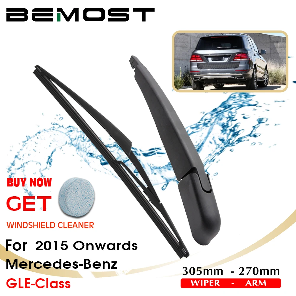 Bemost Car Rear Windshield Wiper Arm Blade Brushes For Mercedes-Benz Gle-Class 305 Mm Windscreen Auto Styling 2015 Onwards