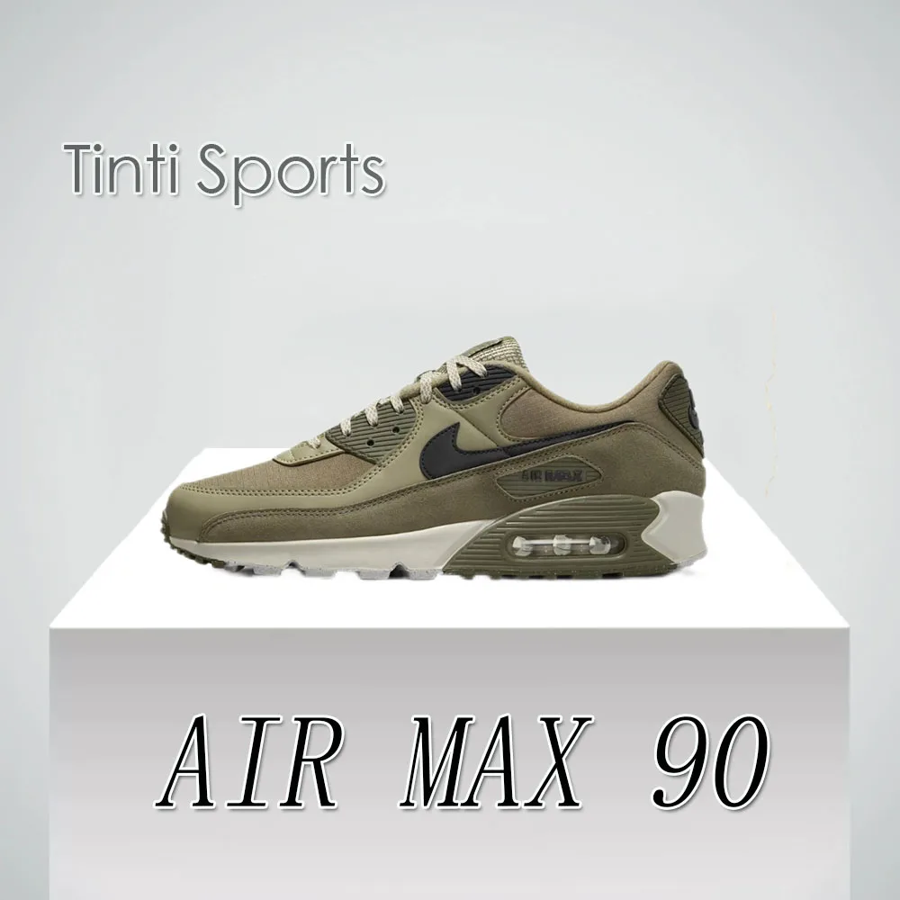 Nike AIR MAX 90 Low Men's Winter Breathable Anti-slip Wear-resistant Casual Sneakers