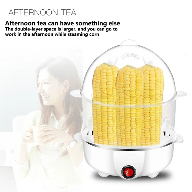 Electric Egg Boiler Universal 7 Egg Boiler Steamer Fried Egg Cooking Tool Kitchen Utensils Breakfast Maker 5