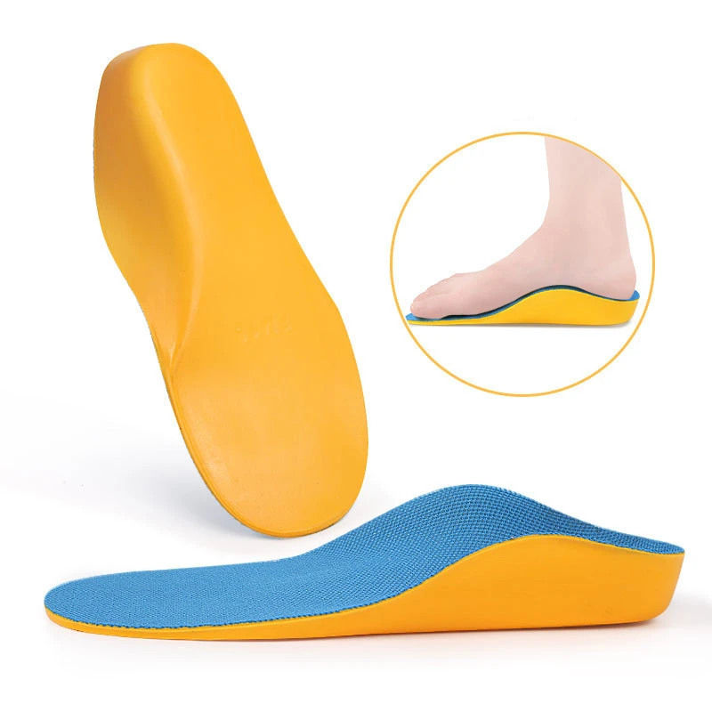Kid Orthopedic Insoles  Arch Support Orthopedic Insoles Flat Feet Correction for Varus X  X/O Legs Shoe Heel Fixed Pads