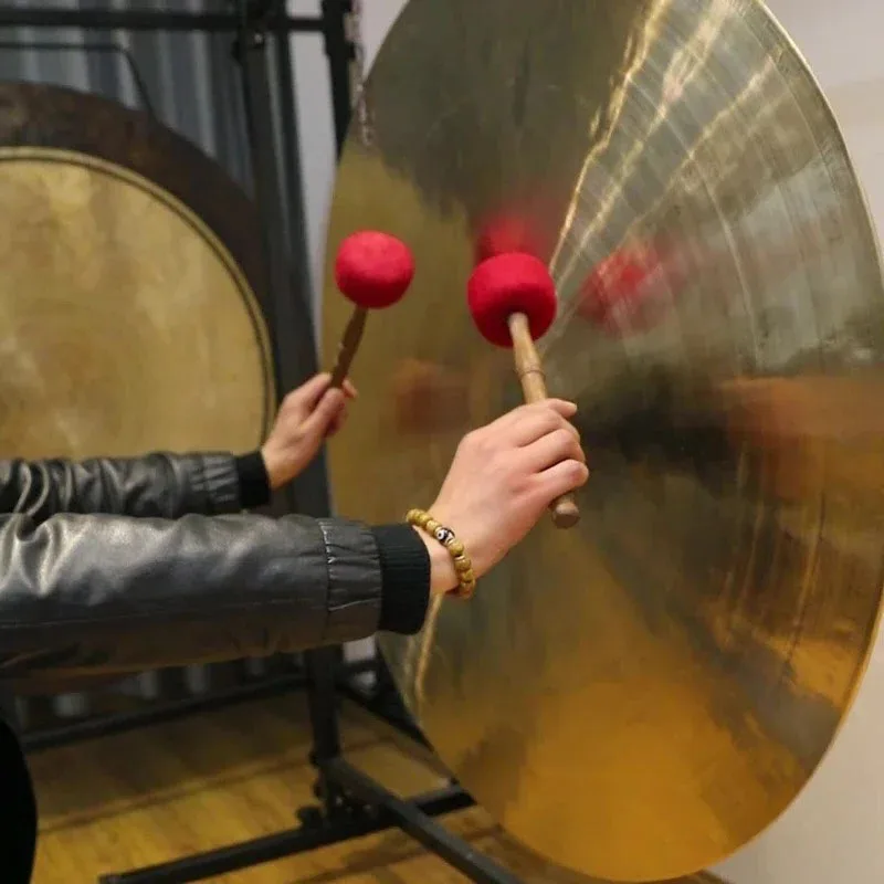Big Tibetan Gong Handmade Plates for Drums Professional Percussion Musical Instruments Meditation Accessories Equipment