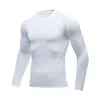 Men's T-shirt Men Running Sport T Shirt Men Compression Fitness Tops Tee Quick DryTight Training Gym Sport Running Shirts Jersey 4