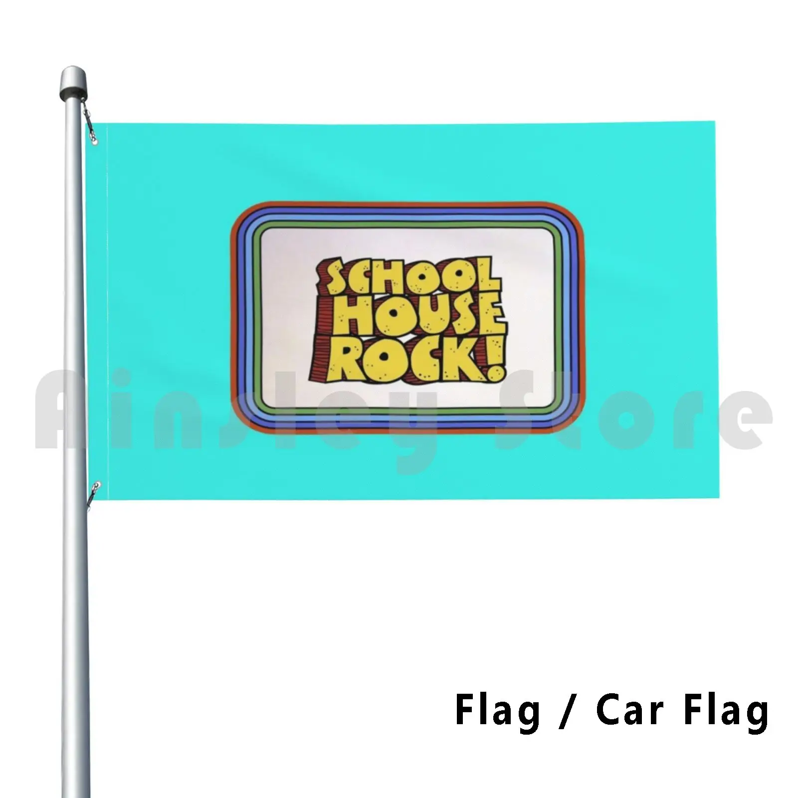 Flag Car Flag Schoolhouse Rock 01 Captain Caveman Captain Cave Man Cartoons Grape Ape Muttley
