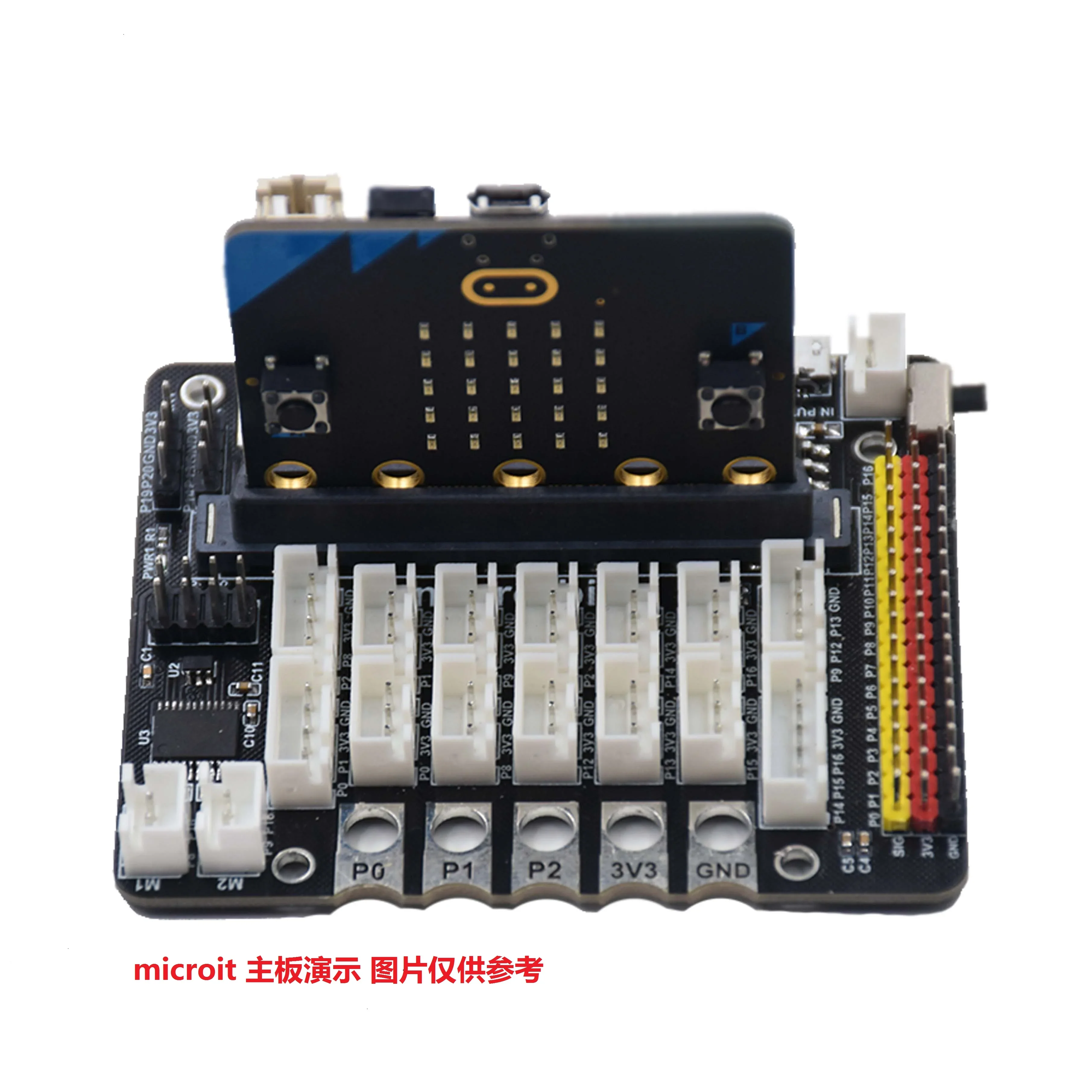Microbit Multifunction Expansion Board GPIO Building Block Motor ...
