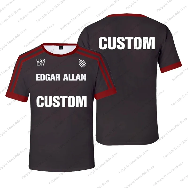 The Foxhole Court Edgar Allan Ravens Lacrosse Jersey Cosplay MORIYAMA KNOX T-shirt 3D For Men/Women Kids Tops