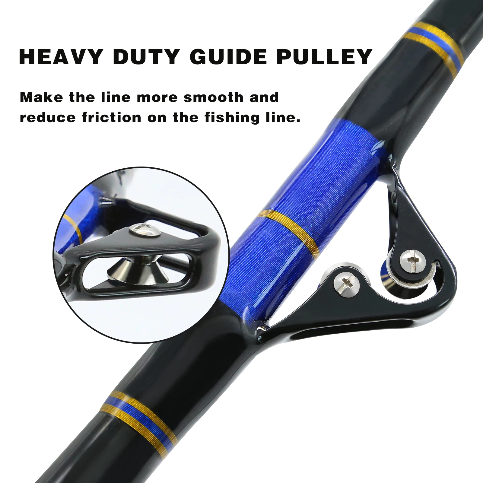 Heavy Duty Swivel Tip Trolling Rods Fiberglass Deep Sea Fishing Rod Bent  Butt Saltwater Boat Fishing Rod - AliExpress