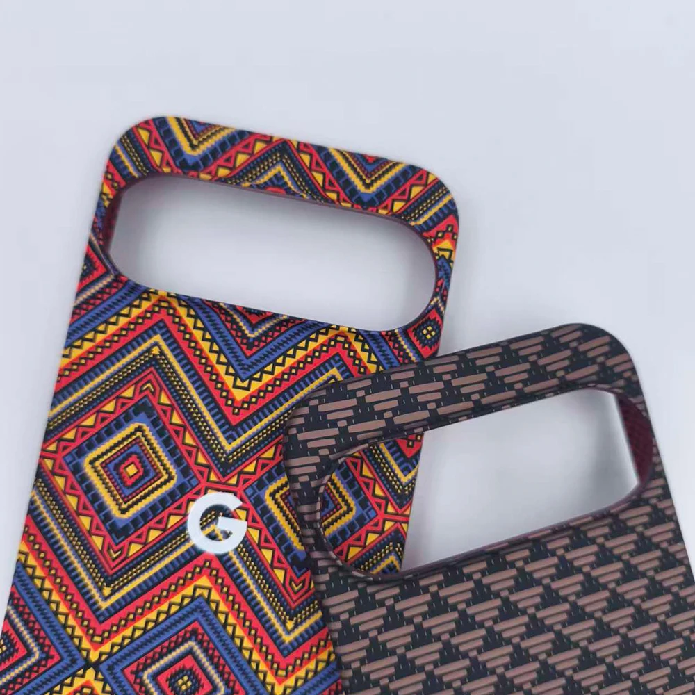 Carbon Fiber Texture Magnetic Charging Shockproof Protective Phone Case