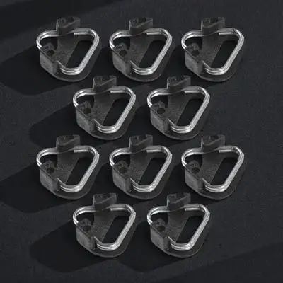 카메라 스트랩 허리 벨트 어깨 끈용 10Pcs 삼각형 분할 후크 높은 내구성 스테인레스 스틸 플라스틱 절묘한