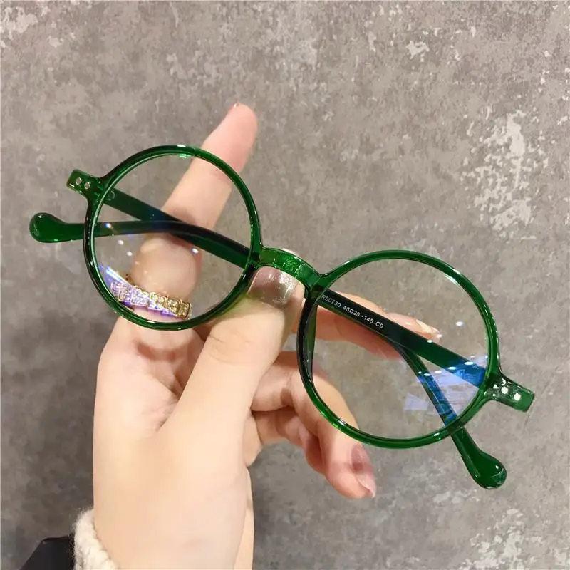 2023 Runde Lesebrille, ultraleicht, kleiner Rahmen, Presbyopie-Brille, blockiert blaues Licht, Hyperopie-Brille, 0,0 – Detail 11