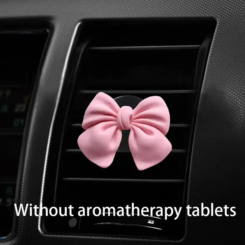 Deodorante per auto Profumo per auto con nodo a fiocco Car-styling Odore naturale Condizionatore d'aria Clip di uscita Fragranza Accessori auto - Image 6