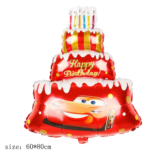 Ballon d'anniversaire Cars McQueen