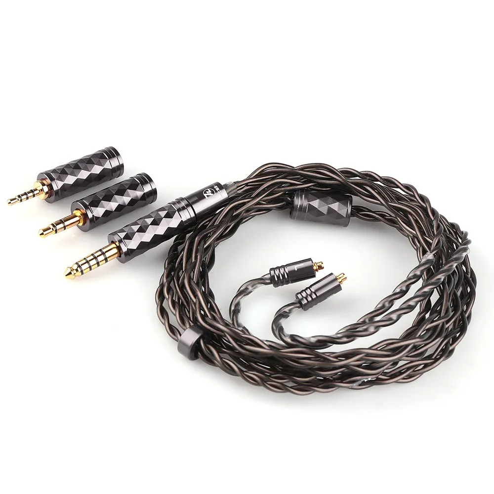 

7 Гц Bohea 28AWG OCC + однокристальный серебристый кабель для Hi-Fi наушников-вкладышей