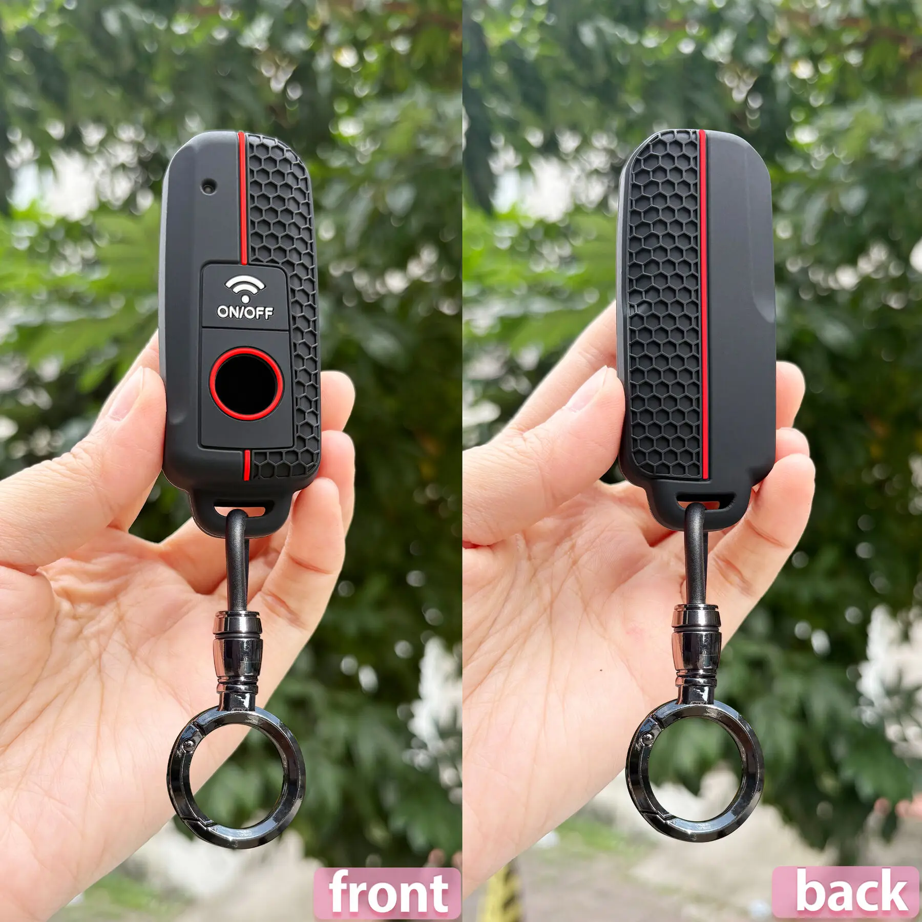 야마하 TMAX530 TMAX560 Tmax500 NMAX155 트레이서 9GT Mt09 오토바이 키홀더 키커버 자동차 액세서리용 소프트 키체인 케이스