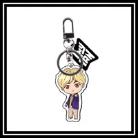 2025New Bts Youth Group High Appearance Level Cartoon Acrylic Key Chain Cute Pendant Small Gift Bag Key Ring Pendant 2