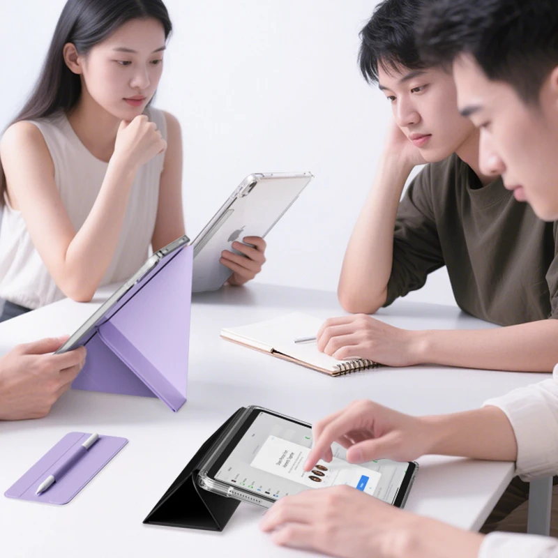 حافظة ZOYU قابلة للفصل مع غطاء منزلق وإبزيم مغناطي...