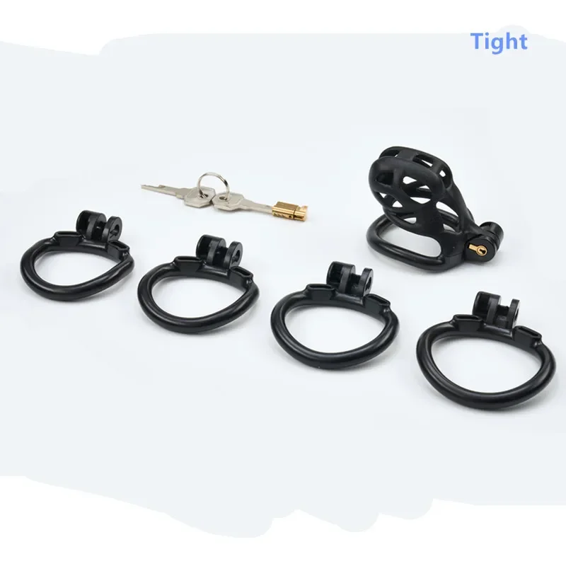 Men Multi Size Cobra Chasty Cage Black Breathable Sexy Toys for Men Sexual Abstinence Training SM Gay Chastity Lock Sex Toys