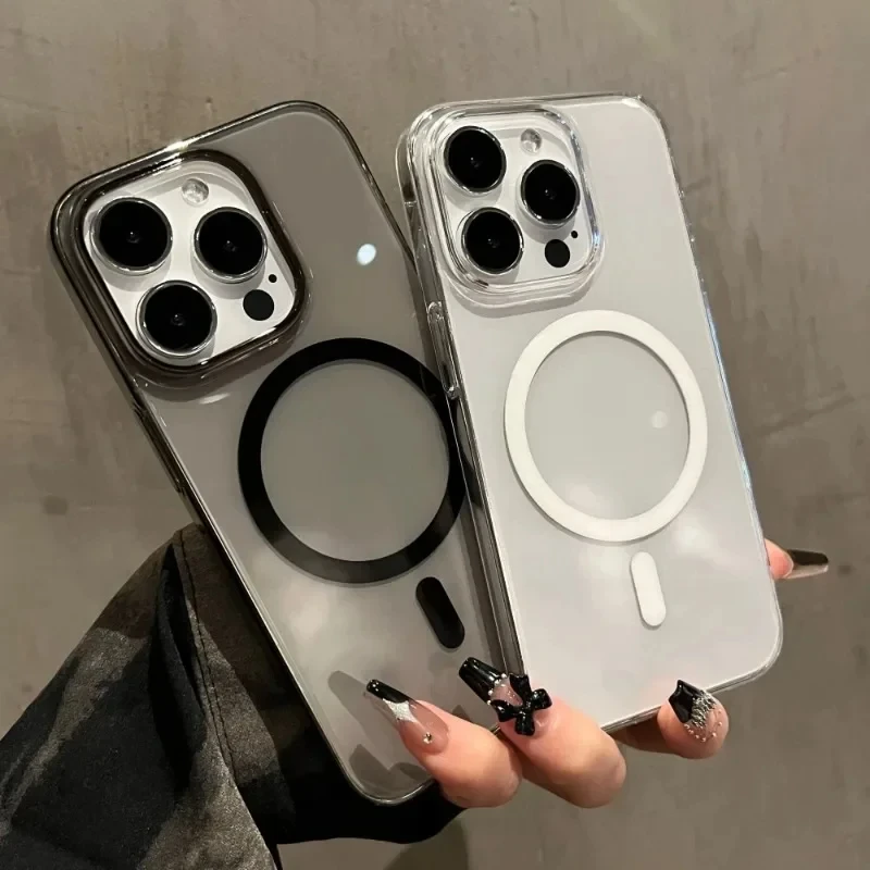 Hard Matte Magnetic Phone Case - Sleek and Durable Protection