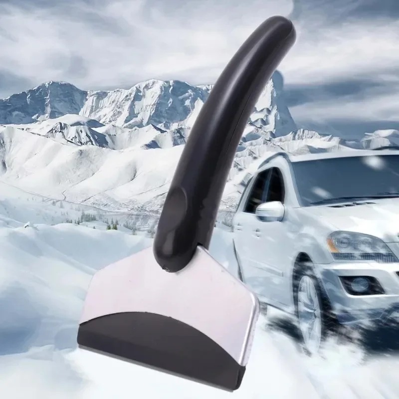 Window Snow Scraper Car Snow Shovels Windshield Stainless Steel Ice Scraper Hosuhold Kitchen Cleaner Squeegee Knife Car Snow Cleaning Tools