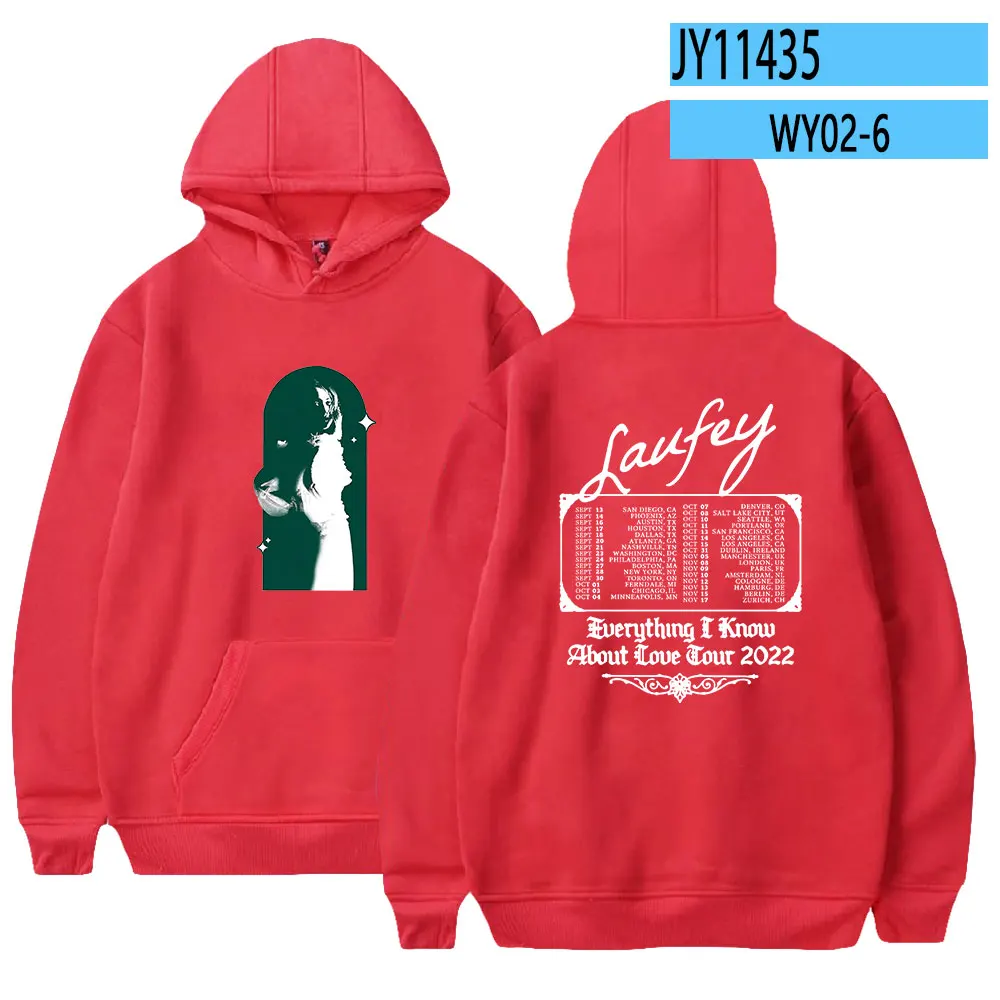thumbnail image 1 of Sudadera Laufey Merch para hombre y mujer, nuevo álbum, estilo callejero, moda, cantante, sudaderas de manga larga, 1 of 5