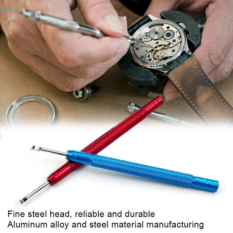 Dual Aluminum Alloy Watch Hand Presser Tool for Precision Watch Repair
