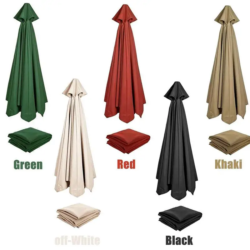 

Patio Umbrella Replacement Cloth Waterproof Beach Hexagonal Canopy Outdoor Garden UV Protection Parasol Sunshade Umbrella Cloth