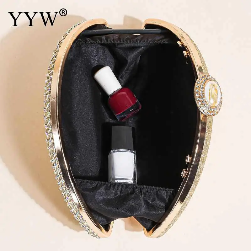 Luxury Diamond Beads Top Handle Women Evening Handbag Bling Rhinestone Oval Pattern Wedding Party Purse Crossbody Shoulder Bag