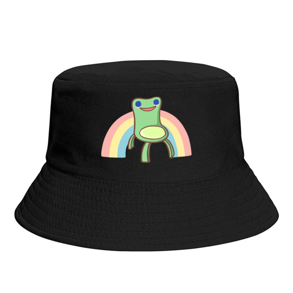 Froggy Chair Animal Crossing：Pocket Camp Game Bucket Hat For Women Men