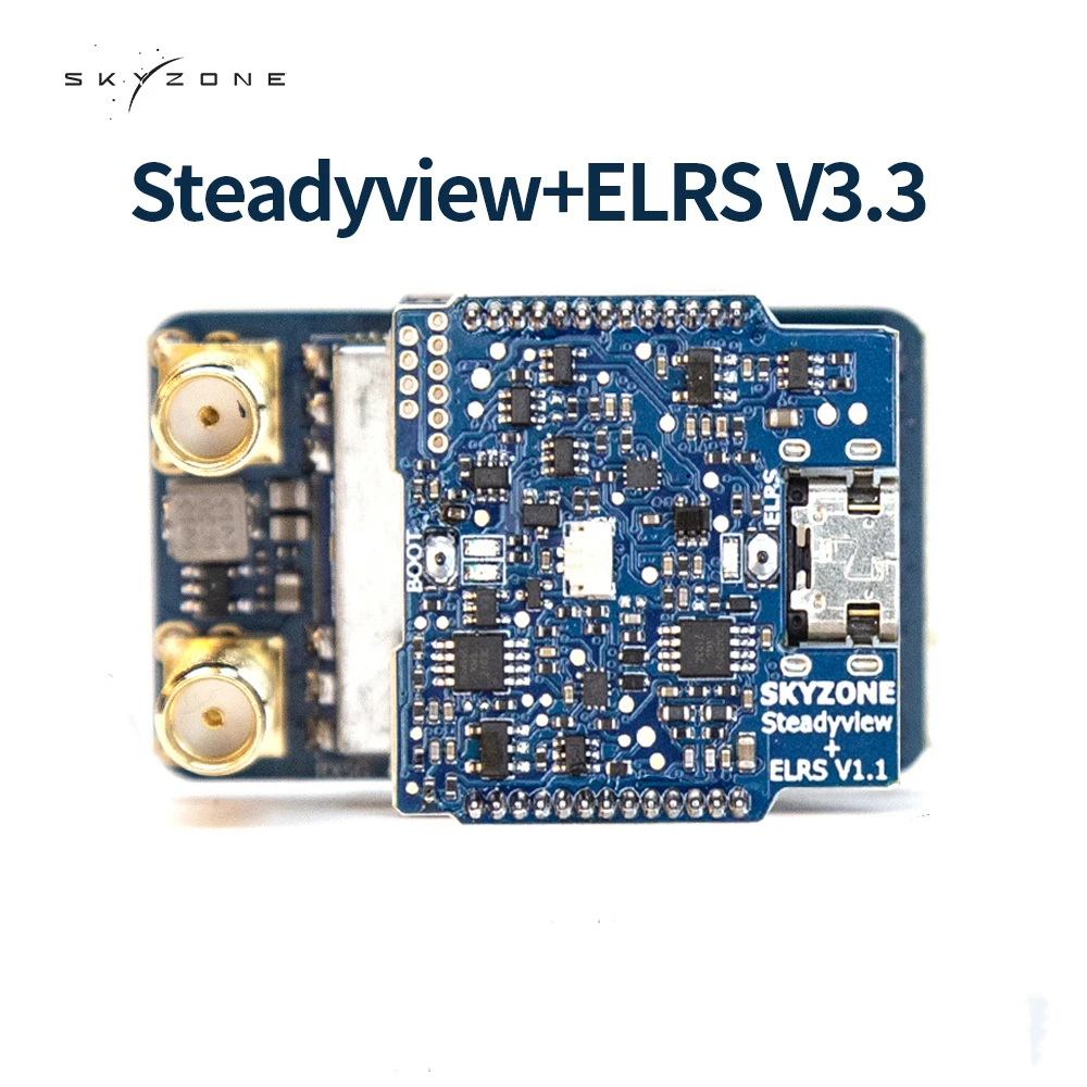 

Steadyview+ELRS Backpack Receiver for FPV Goggles 48CH 5.8Ghz V3.3 Hardware