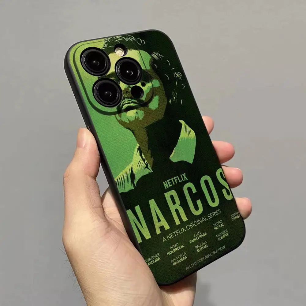 Pablo Escobar Narcos TV Series Soft Silicone Phone Case Cover