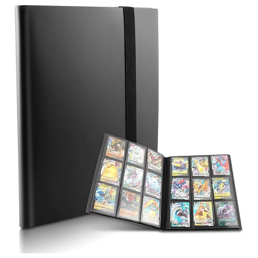 160/360 Game Cards Capacity Pocket Holder Binders Albums For Pokemon Yugioh Baseball Football Sports Card Book Sleeve Binder