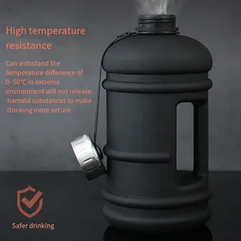 2.2L NEW Large Capacity Plastic Sports Bottles Portable Outdoor Travel Cold Water Cup Fitness Gym Protein Shaker Sport Bottle 1